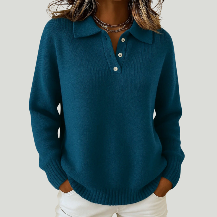 Ginevra | Maglione morbido con colletto