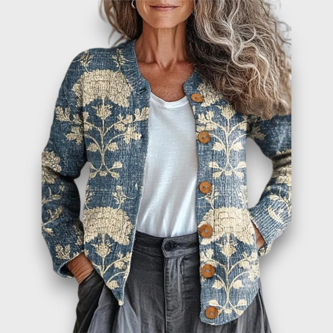 Enelle – Cardigan floreale